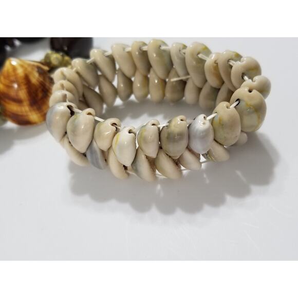 Two stretch shell bracelets nice b31 - Picture 3 of 14